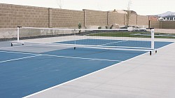 Standard portable pickleball net