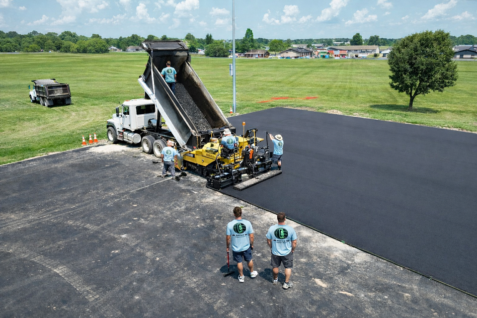 Outdoor Court Specialists Paving Indian Creek surface